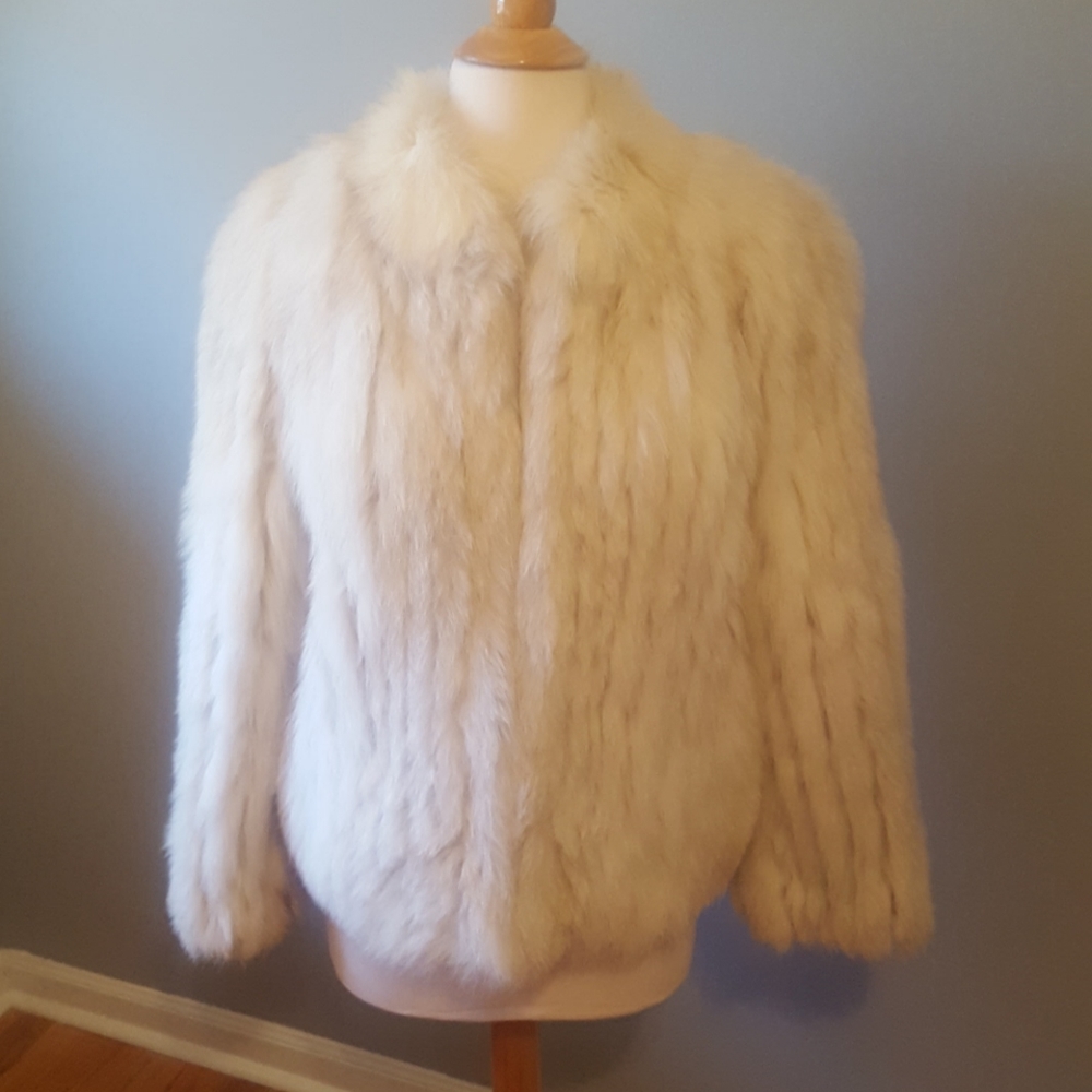 Saga Fox - Real Fox Fur Coat Beige
